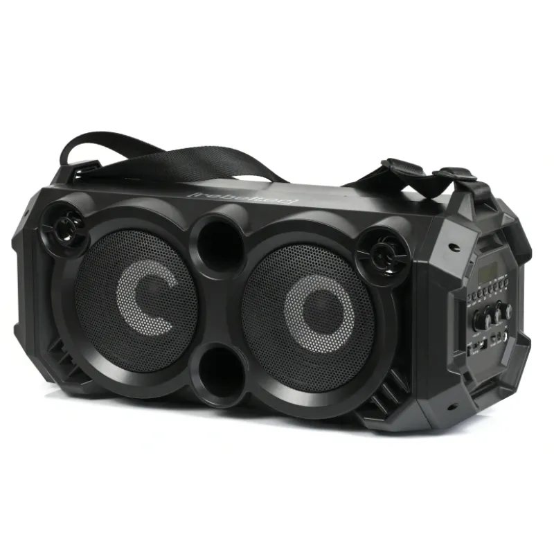 Аудиосистема Rebeltec Soundbox 460: Мощный Звук и Полная Мобильность в Компактном Корпусе